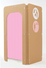 画像1: 簡易設置型 授乳室　カーテン式　1コマ型【送料込】 (1)