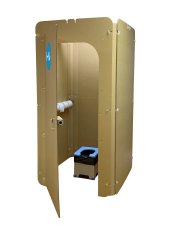 画像1: 簡易設置型 バリアフリートイレ個室 1コマ型【送料込】 (1)